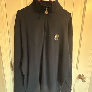 Pebble Beach Men's black Zip-Up jacket